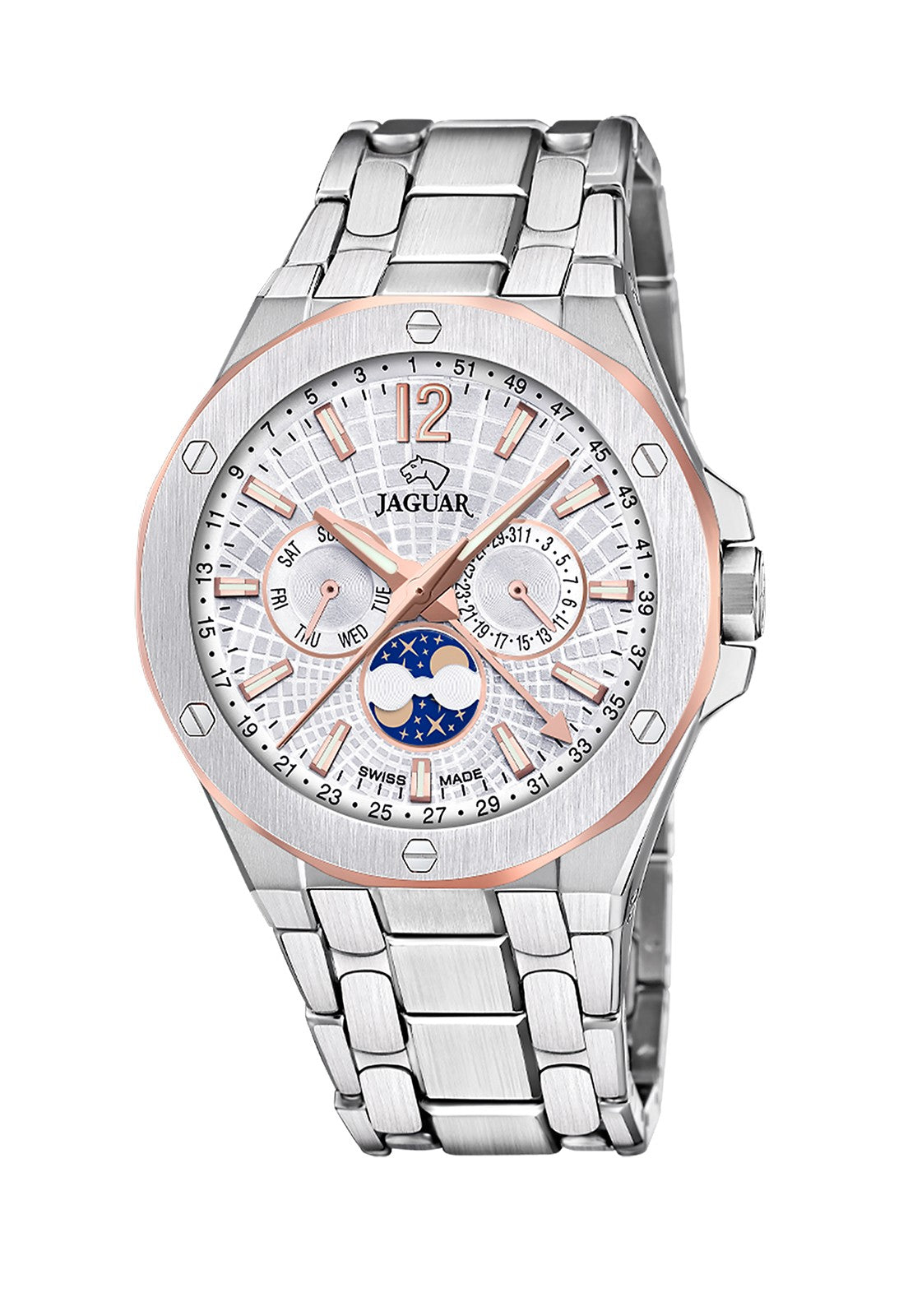 Reloj J1039/1 Jaguar Swiss Plata Hombre Diplomatic – Festina
