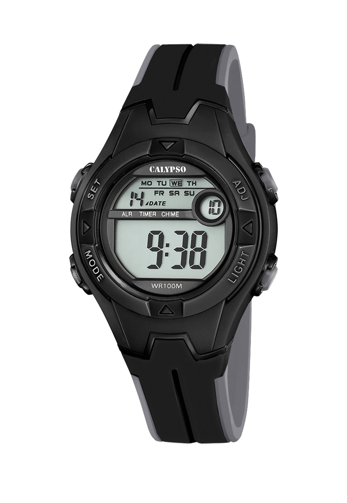 Calypso Orologio Digitale Unisex K5849/3 – Sportivo 100m, Cronometro, Sveglia – Design Colorato