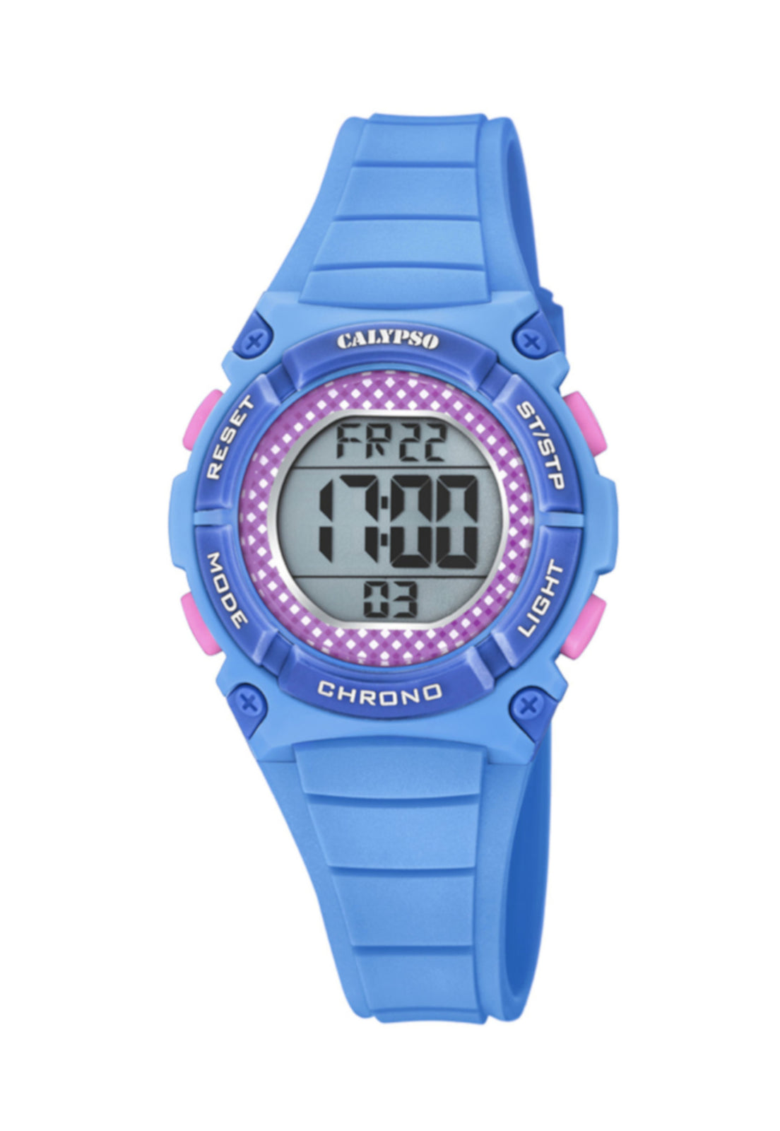 Reloj Digital Impermeable Niña Niño Turquesa Blanco | Éxito