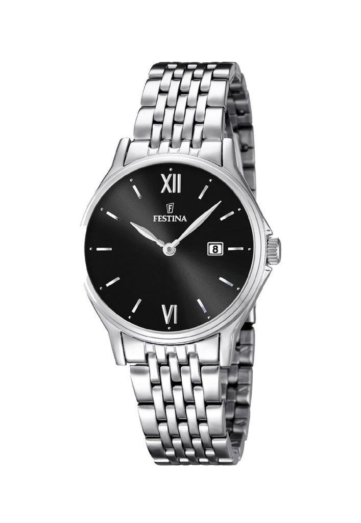 Reloj F16748/4 Festina Negro Mujer Acero Clasico