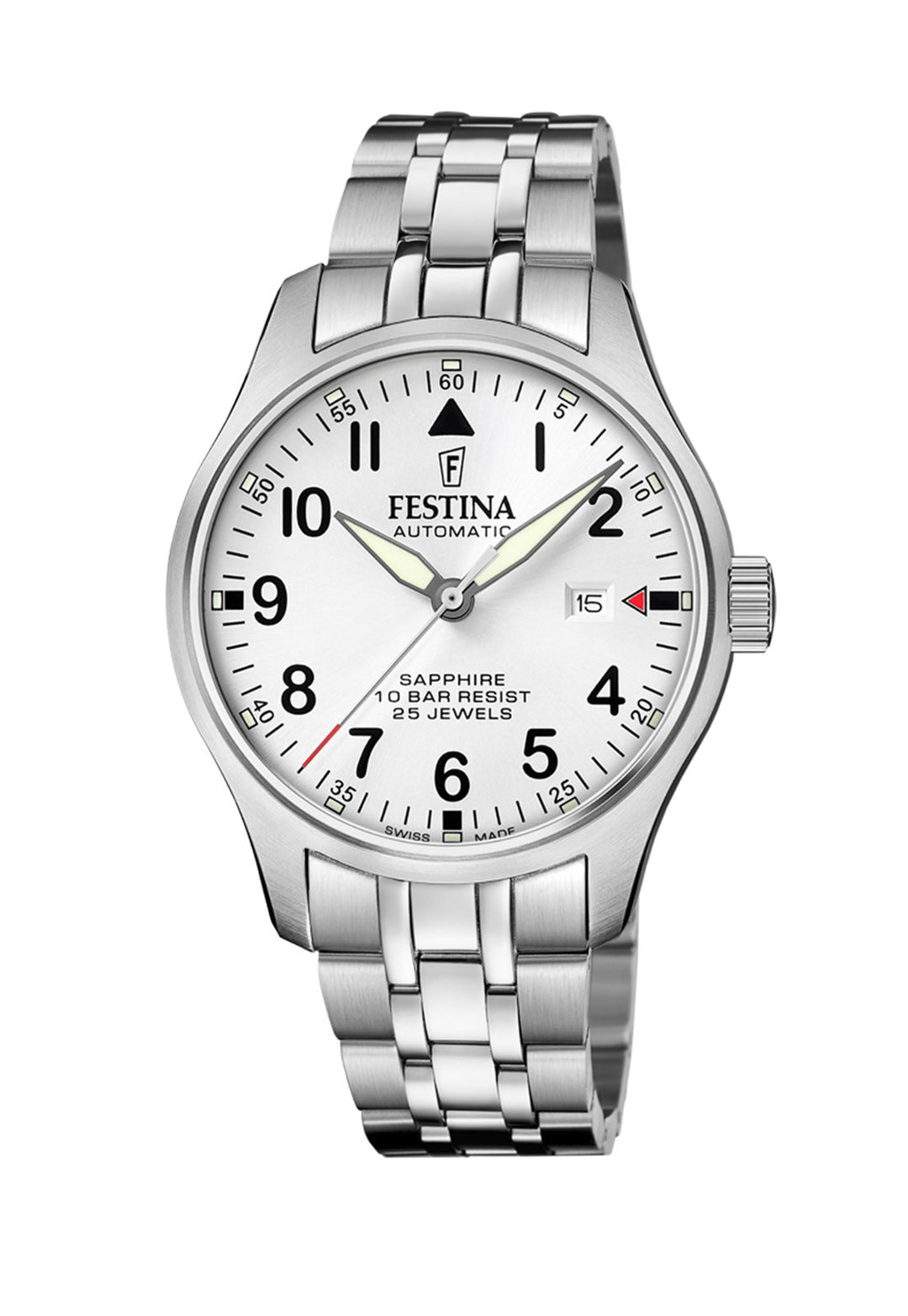 Festina Chile | Reloj F20151/A Festina Swiss Plateado Hombre Swiss