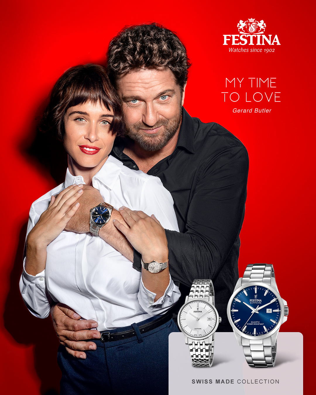 Pareja de relojes hombre y mujer festina outlet