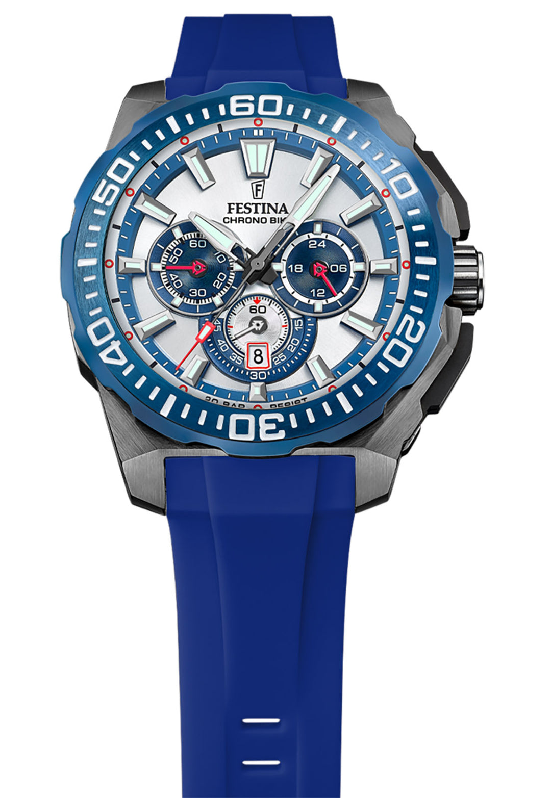 Reloj F20725/4 Festina Hombre Plateado Chrono Bike